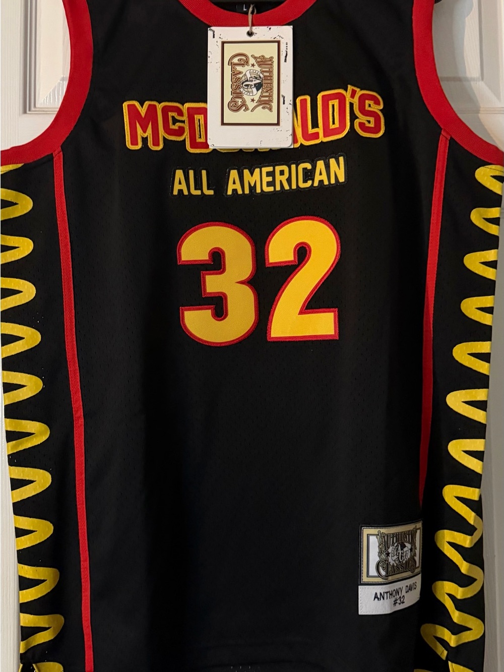 Anthony DavisMcDonald's Black, Yellow & Red All American Basketball Jersey - #32